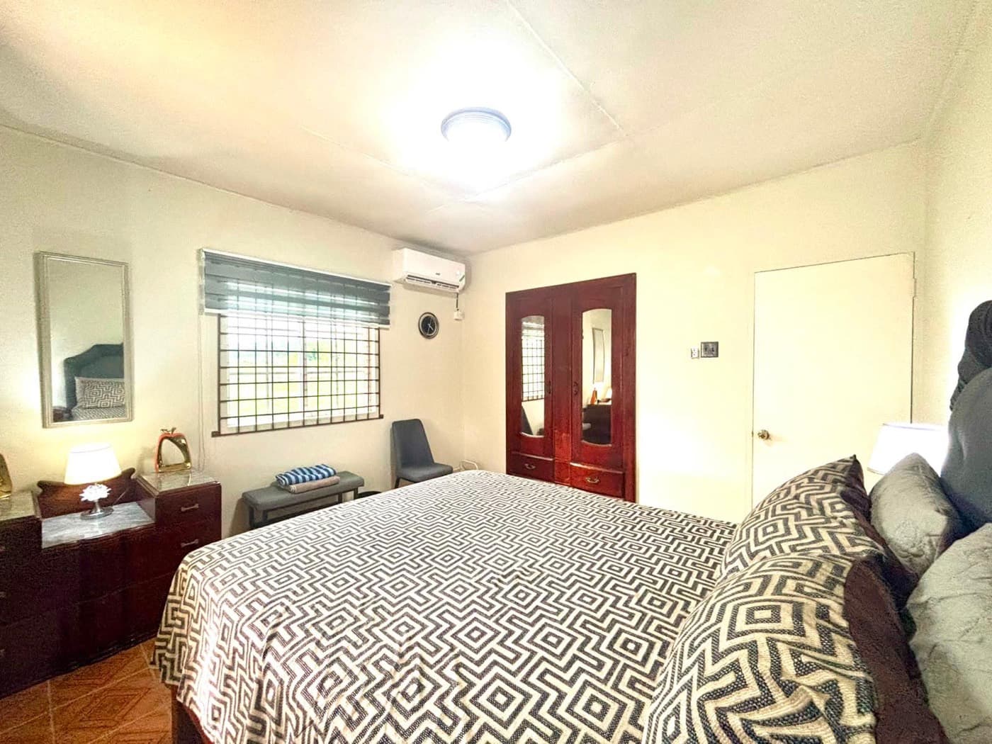 Main bedroom — air conditioned